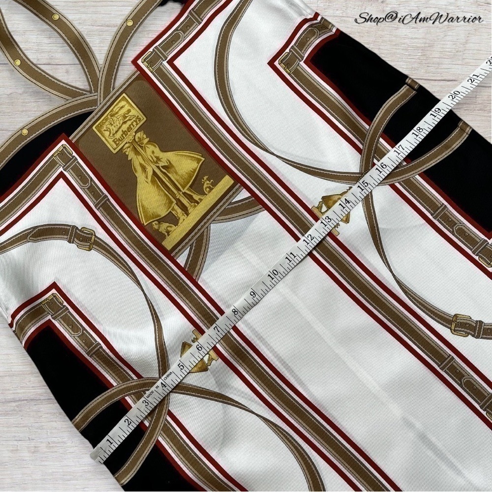 Burberry NWT silk shift dress in equestrian archive scarf print *shop@iamwarrior - Picture 9 of 13